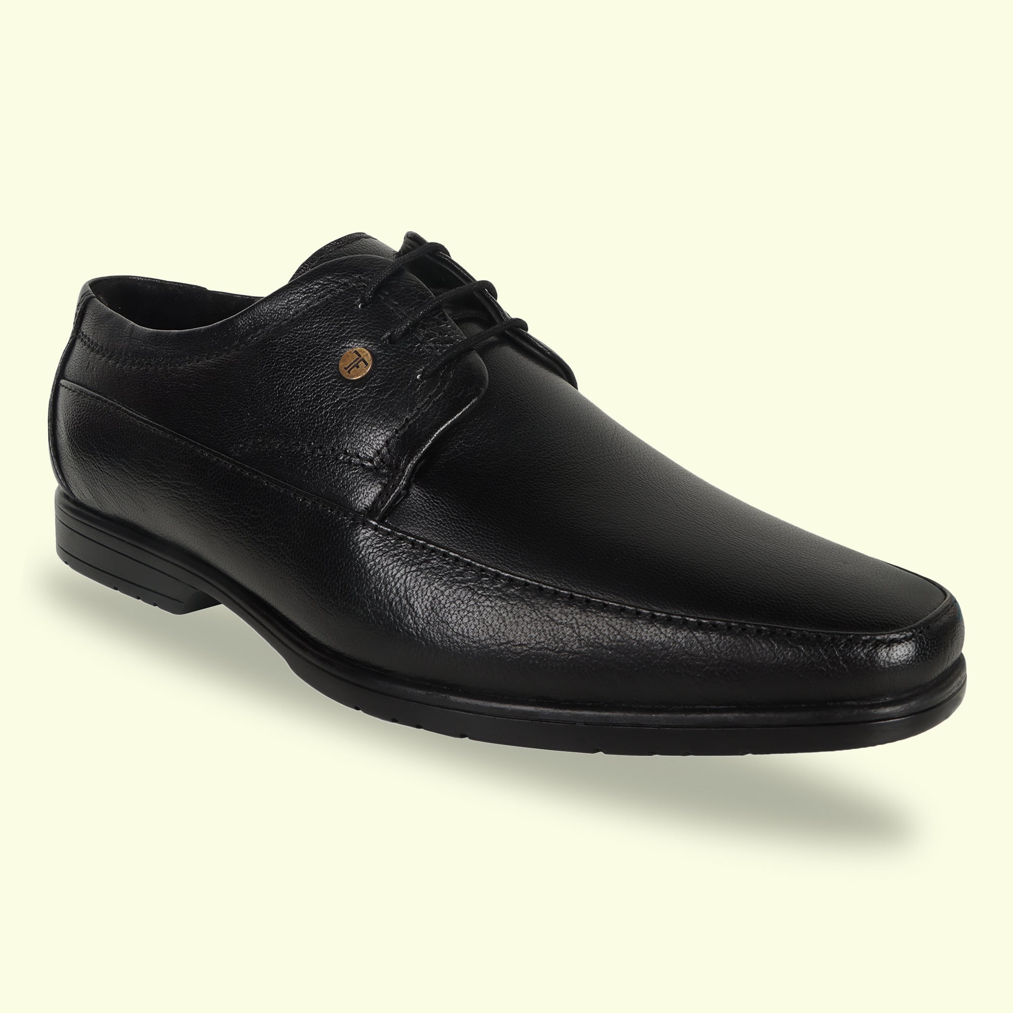 TRUDGE Black Formal Shoe For Men - 5029