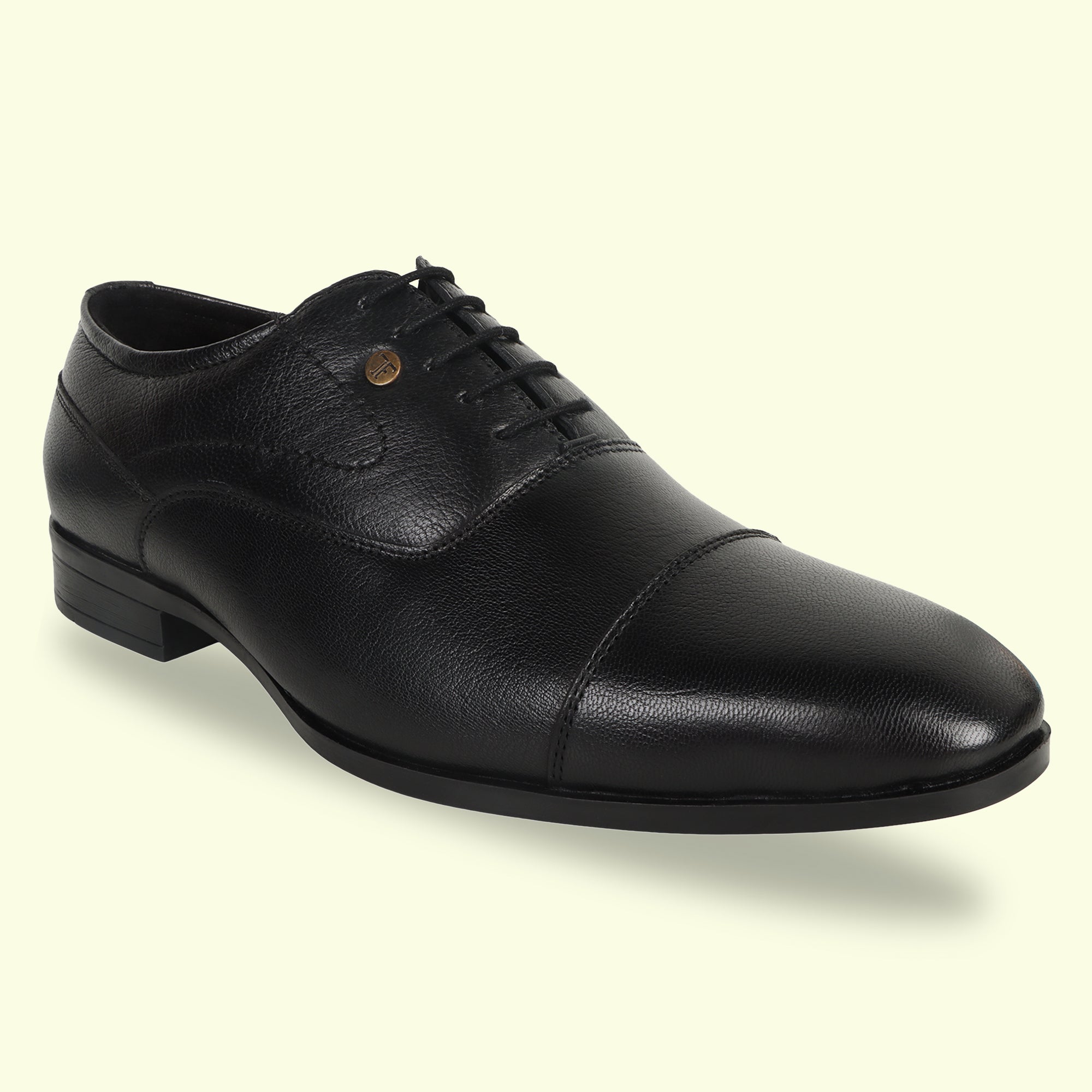 TRUDGE Black Formal Shoe For Men - 5044