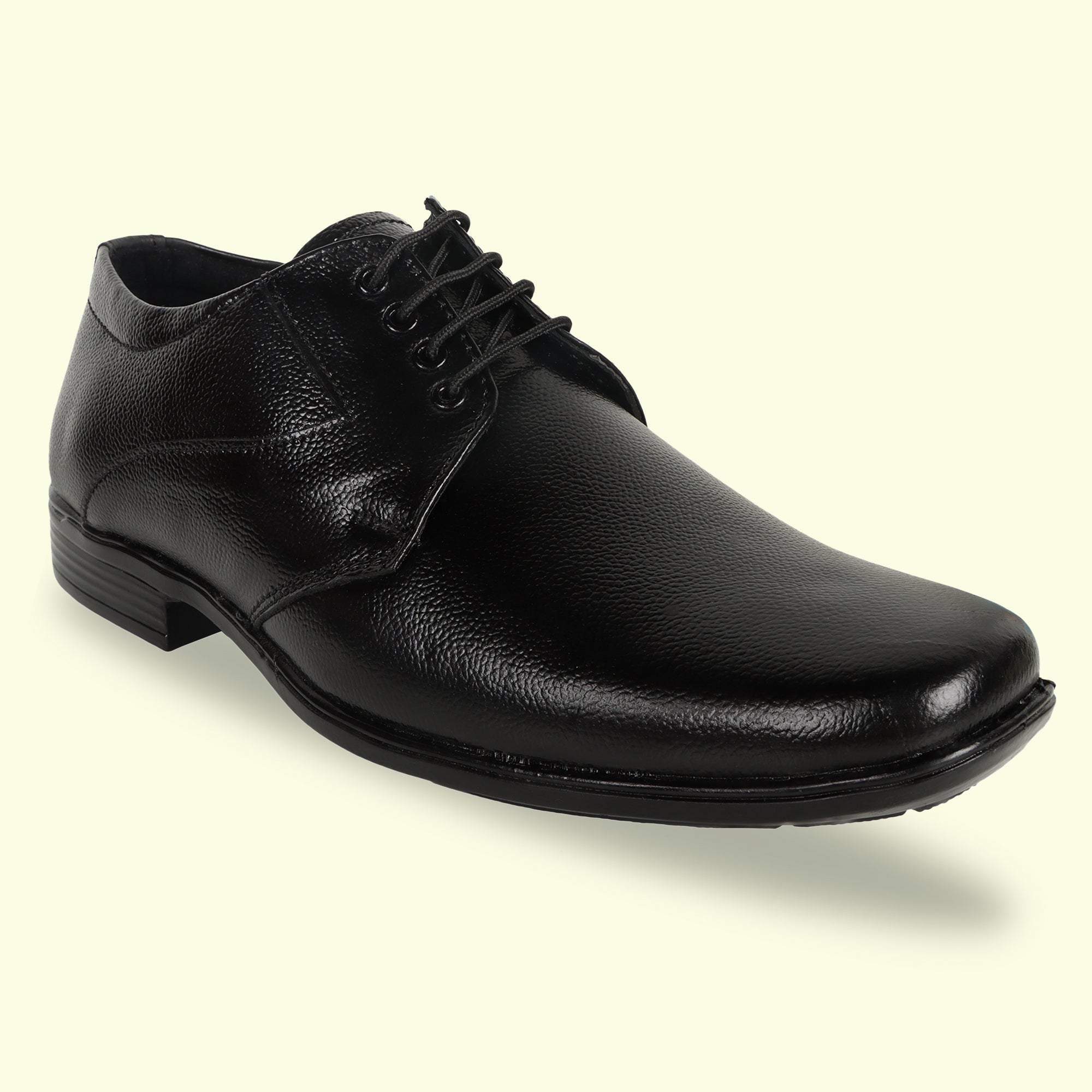 G.O.A.T Black Formal Shoe for Men - 1007